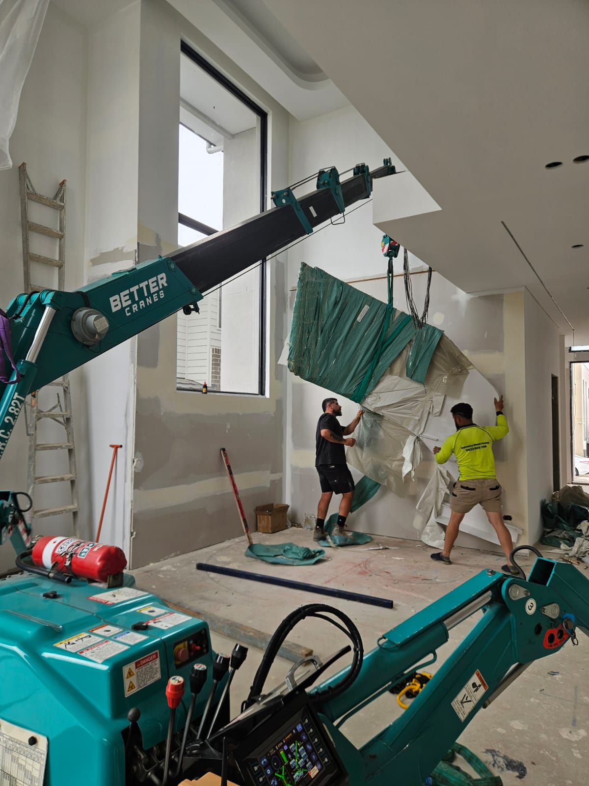 Spiral stair case installation photo 1